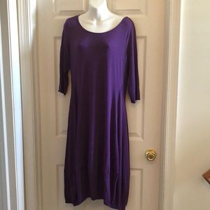 Eileen Fisher long lantern dress, Size large. Great condition.